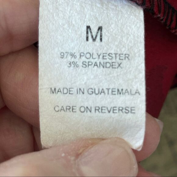 Briggs New York Red and Black Paisley Print Jacket/Shirt - Size Medium‎ - Picture 6 of 10